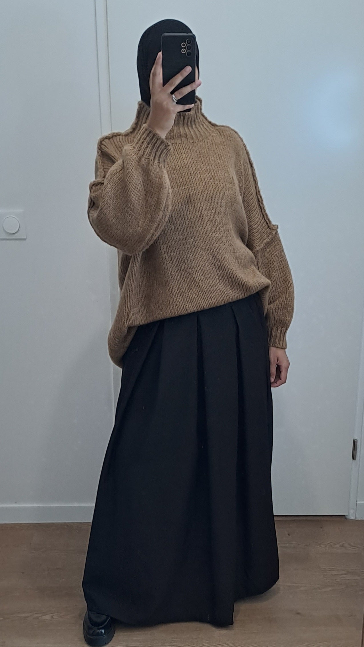 Jupe plissé Automne/Hiver noir