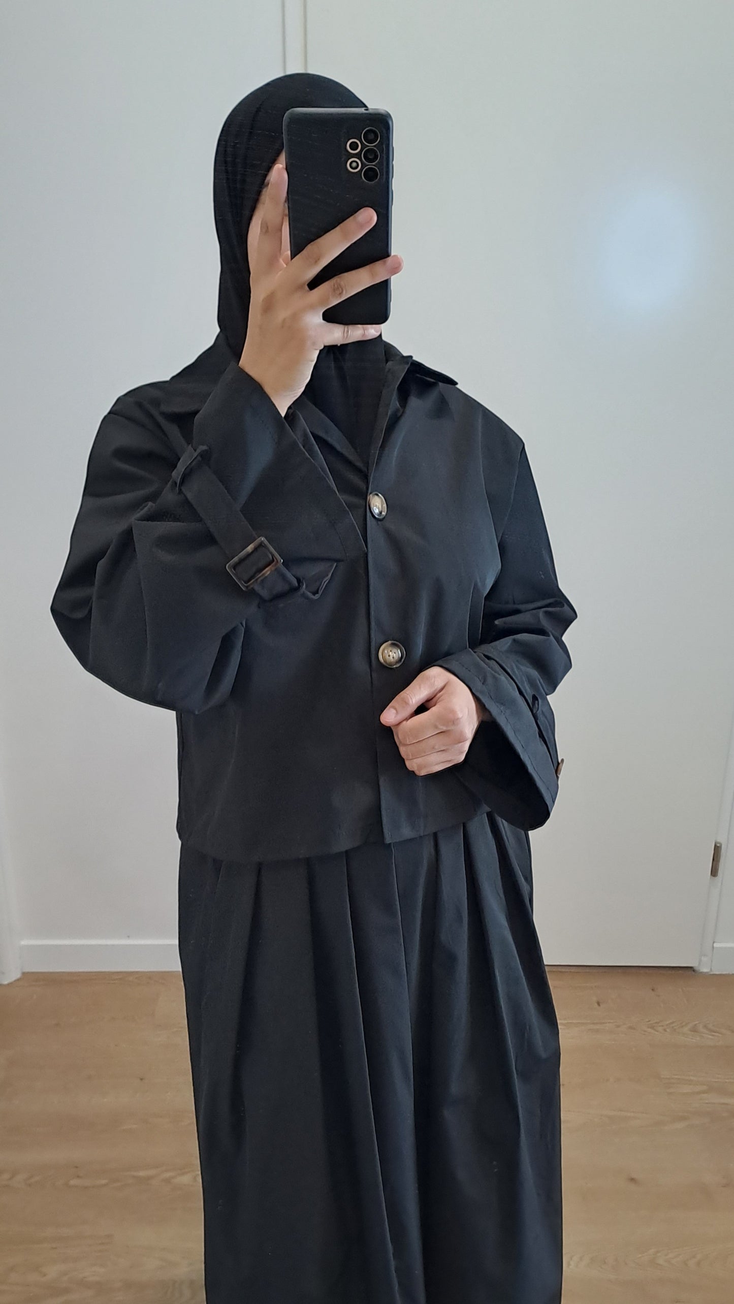 Ensemble imper Noir