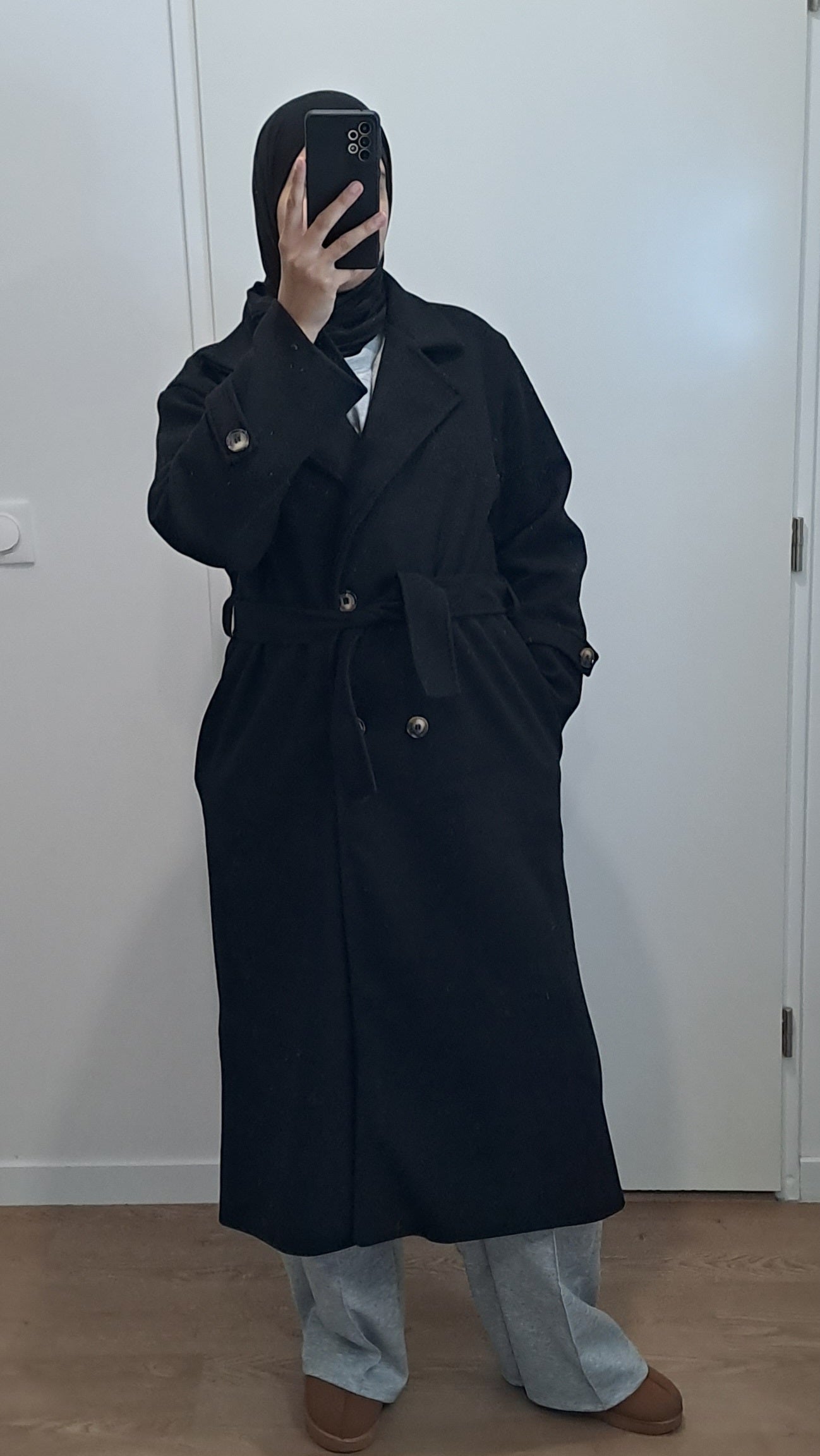 Manteau trench Noir