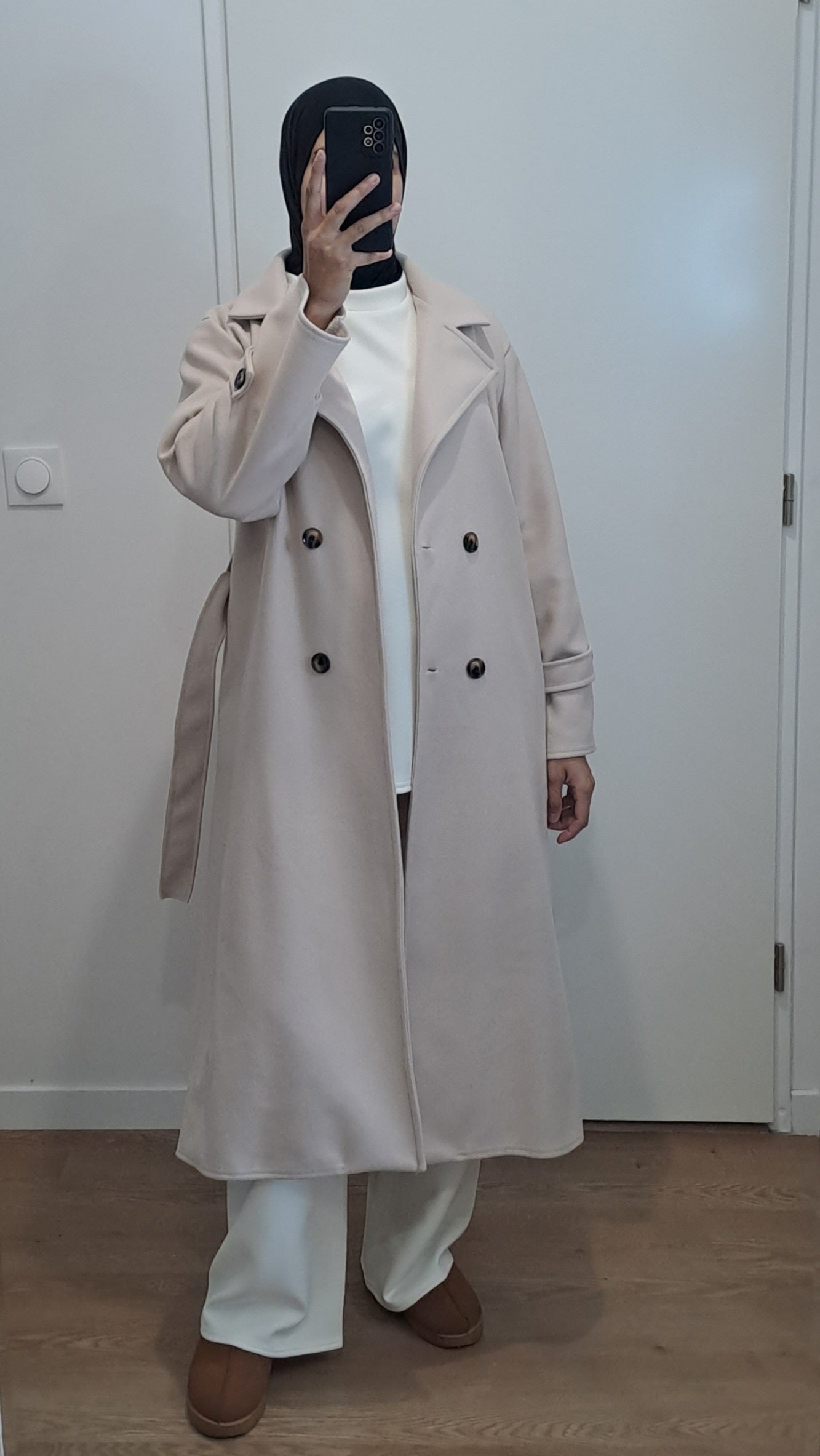 Manteau trench Beige
