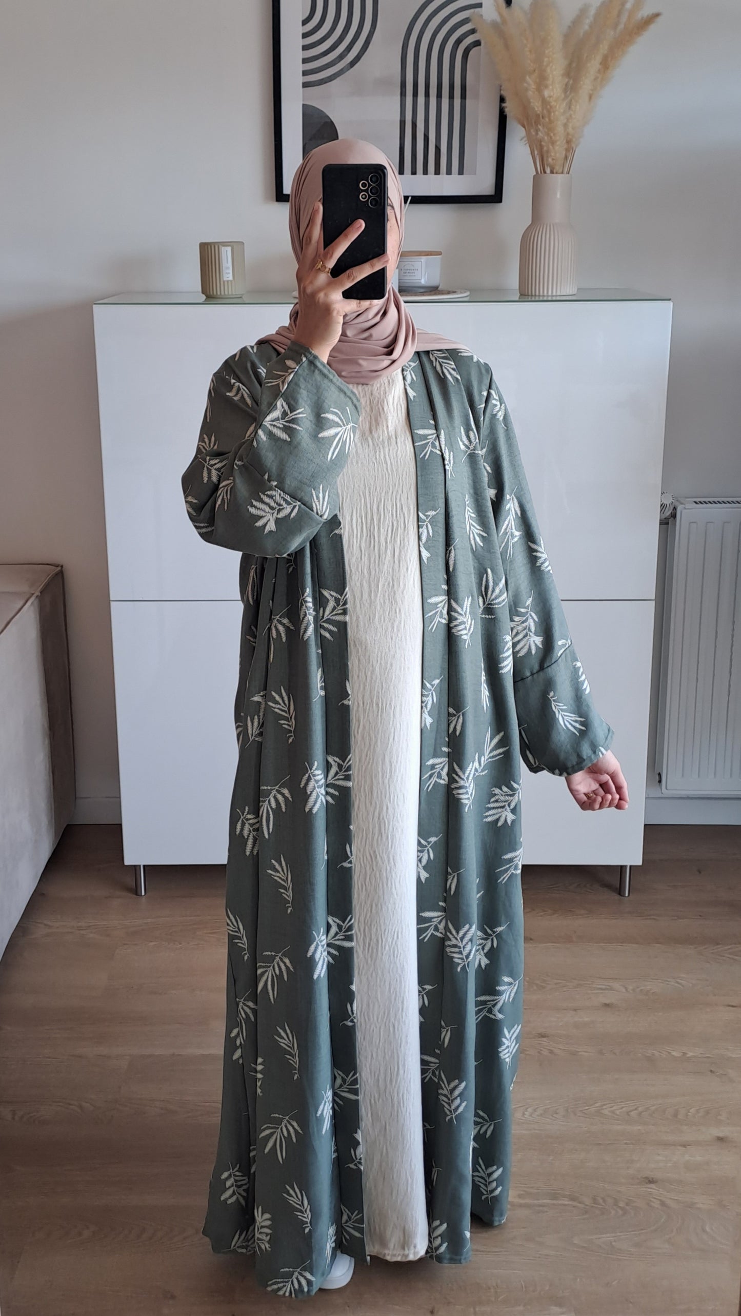 Ensemble Kimono effet lin