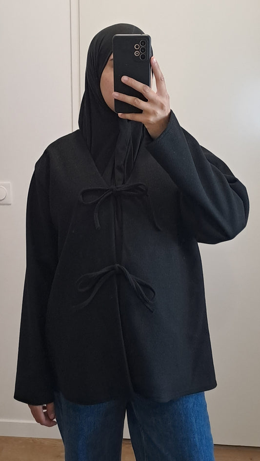Veste à nouer Noir