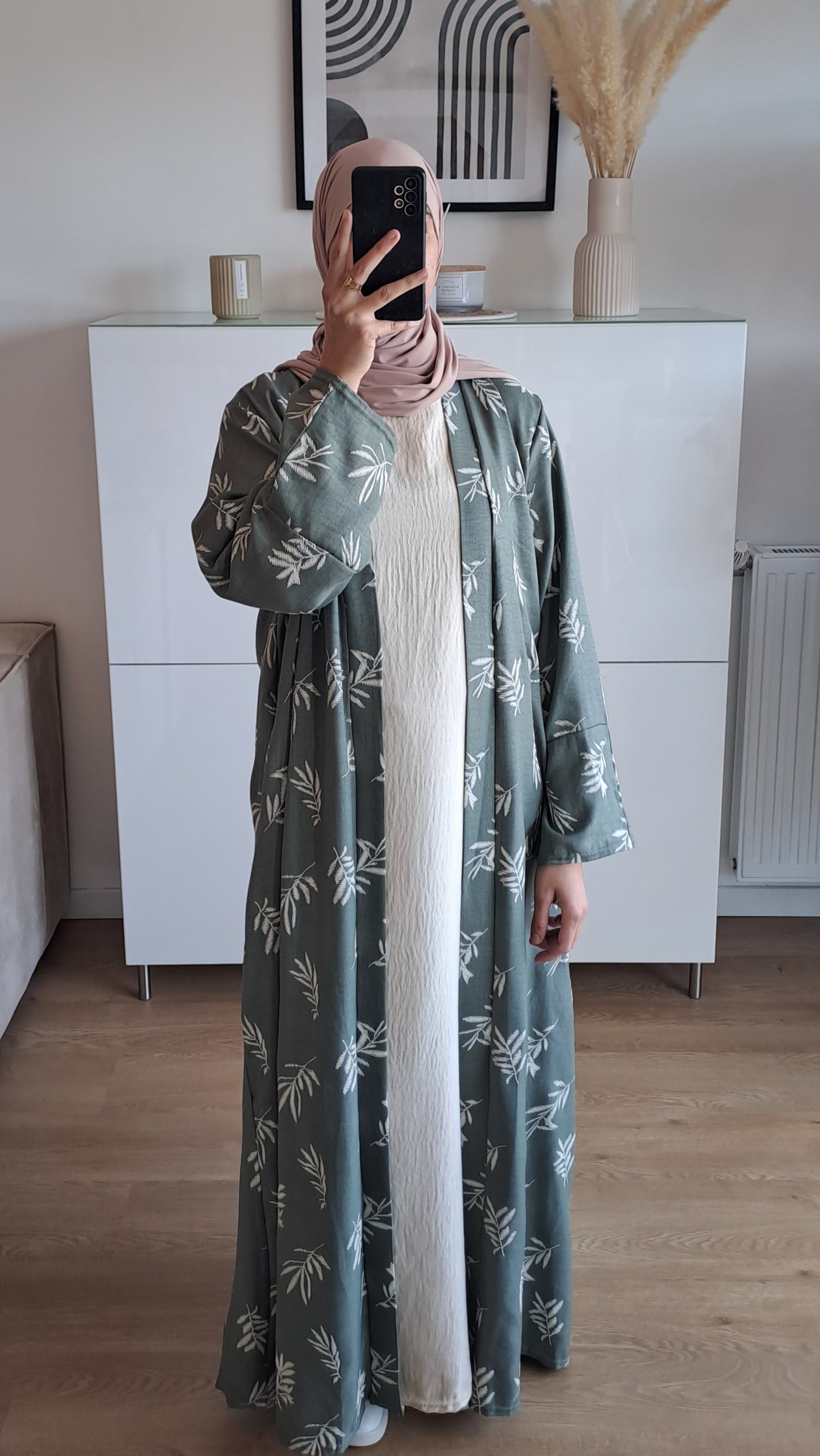 Ensemble Kimono effet lin