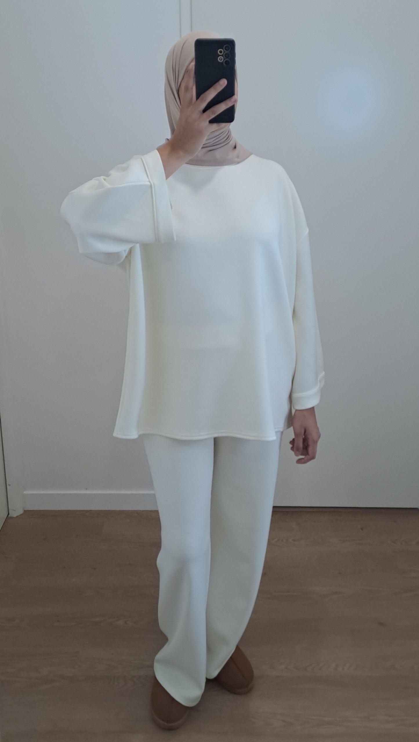 Ensemble molletonné Blanc