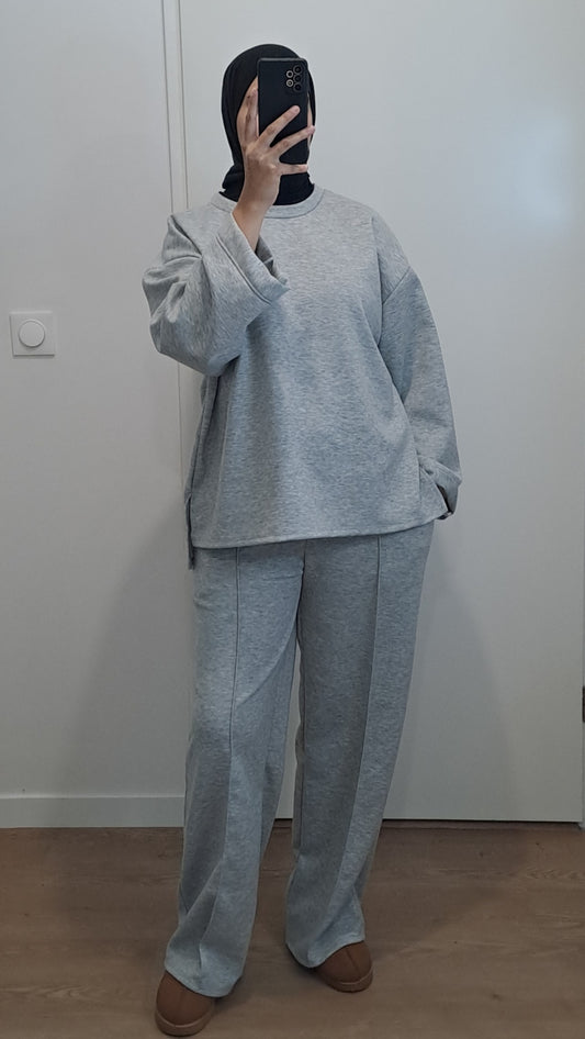 Ensemble jogging Gris