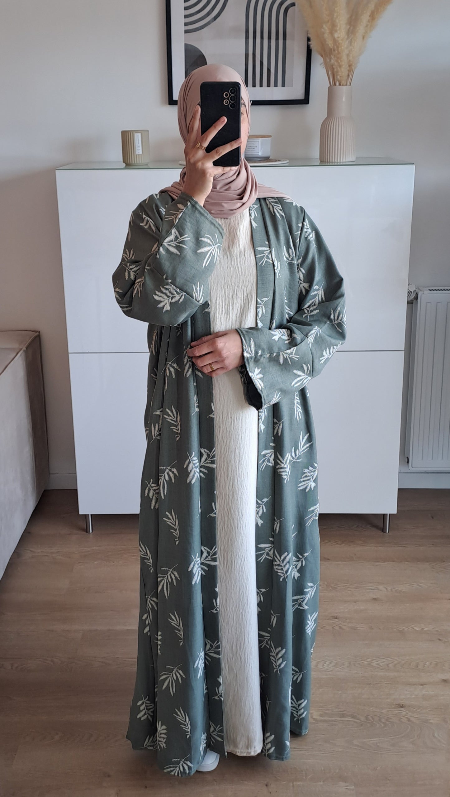 Ensemble Kimono effet lin