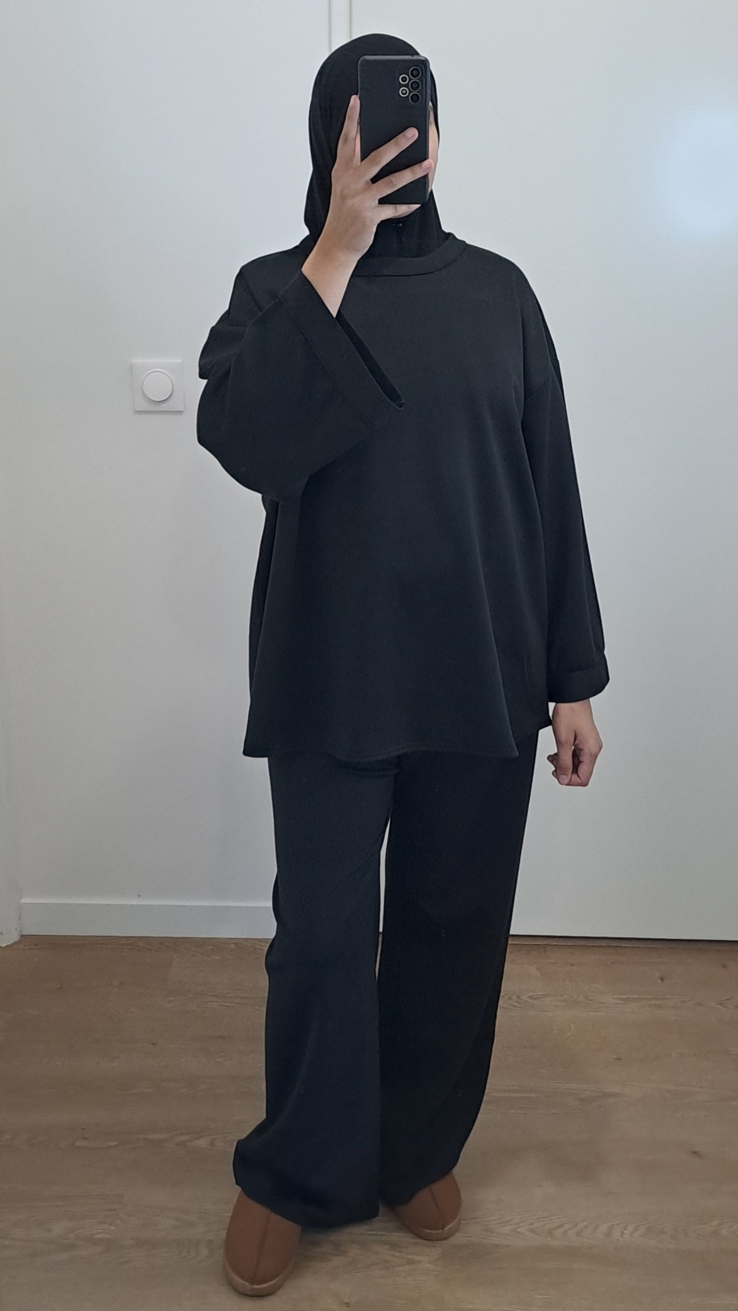 Ensemble molletonné Noir