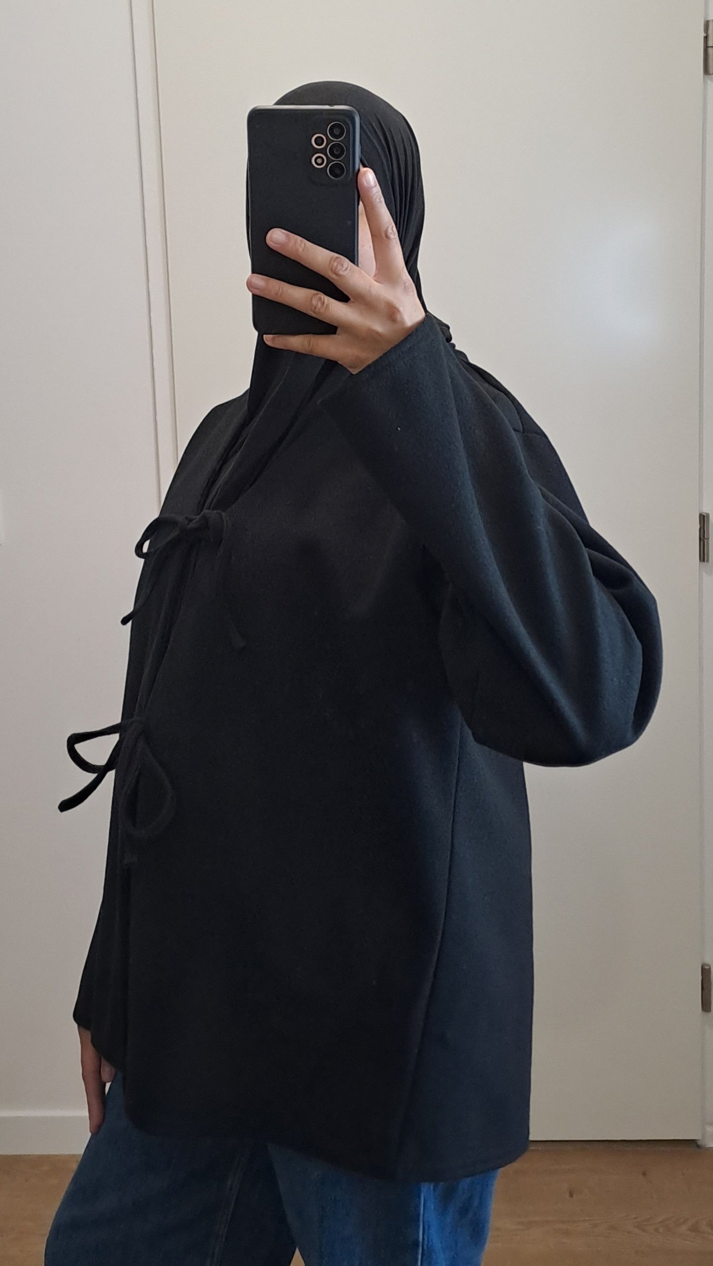 Veste à nouer Noir
