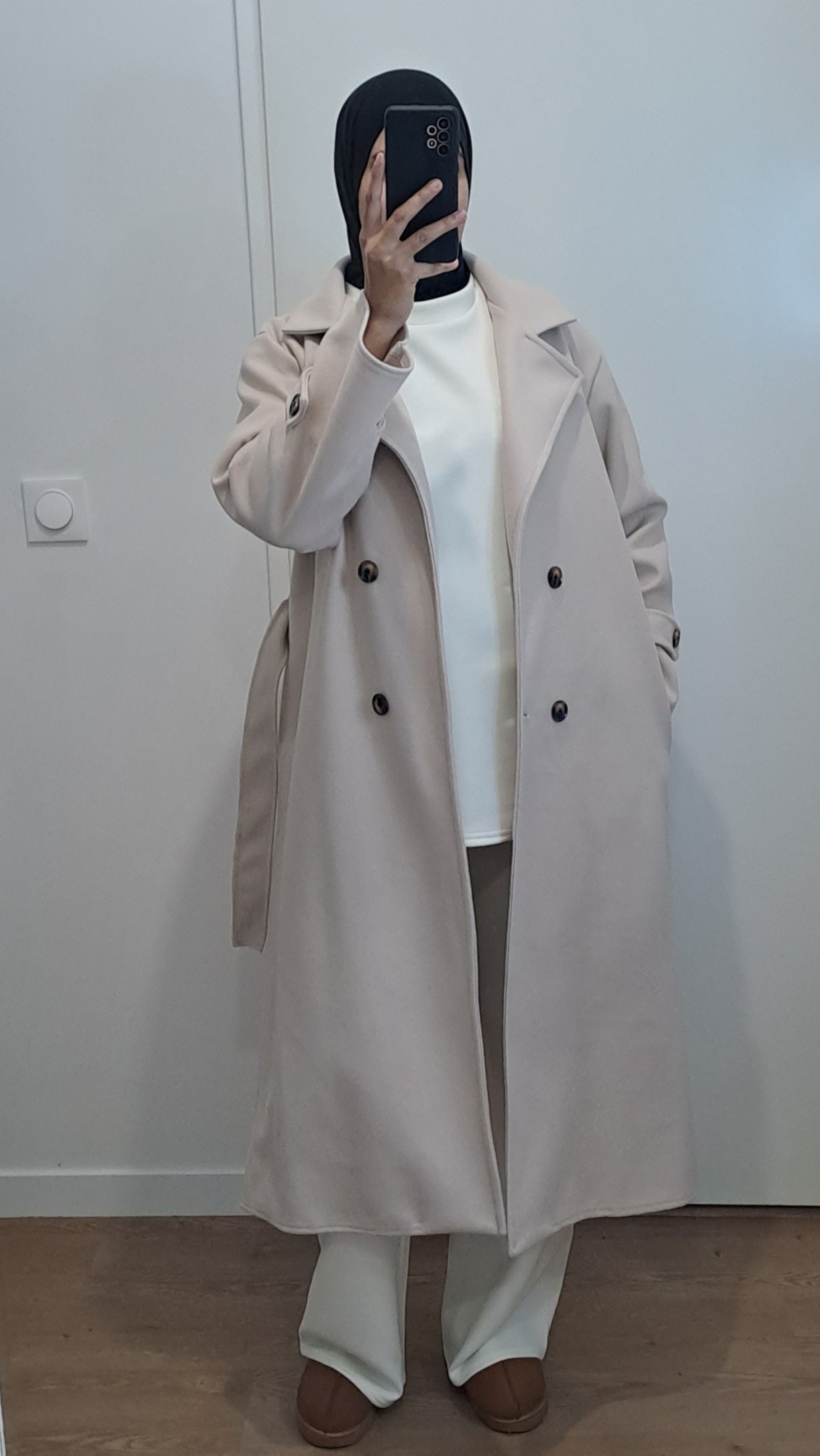 Manteau trench Beige