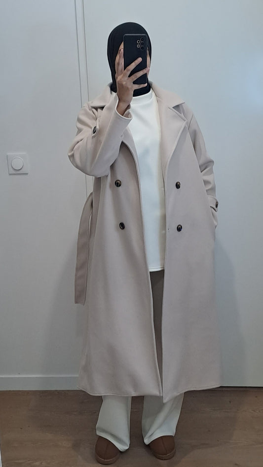 Manteau trench Beige