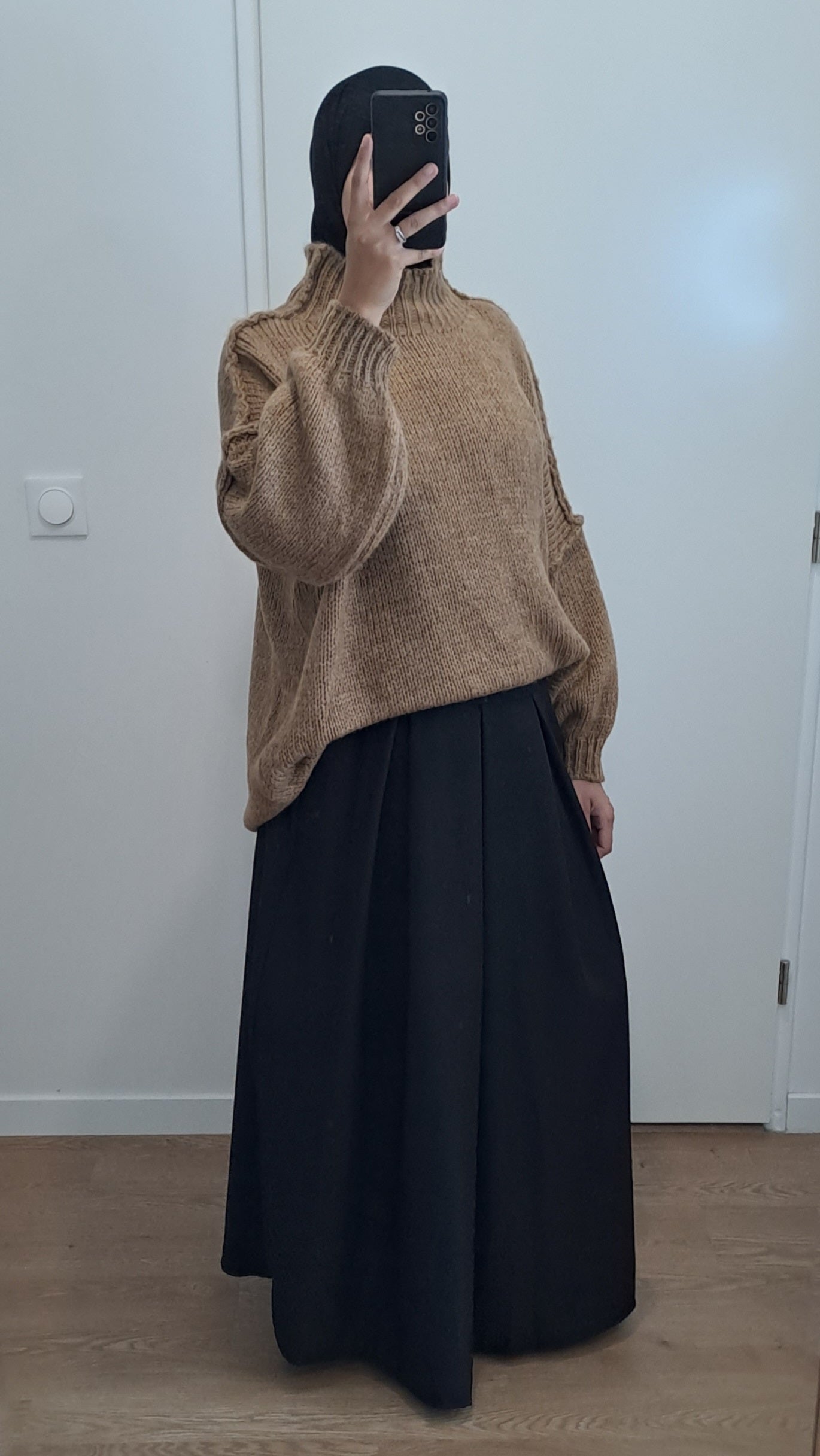 Jupe plissé Automne/Hiver noir