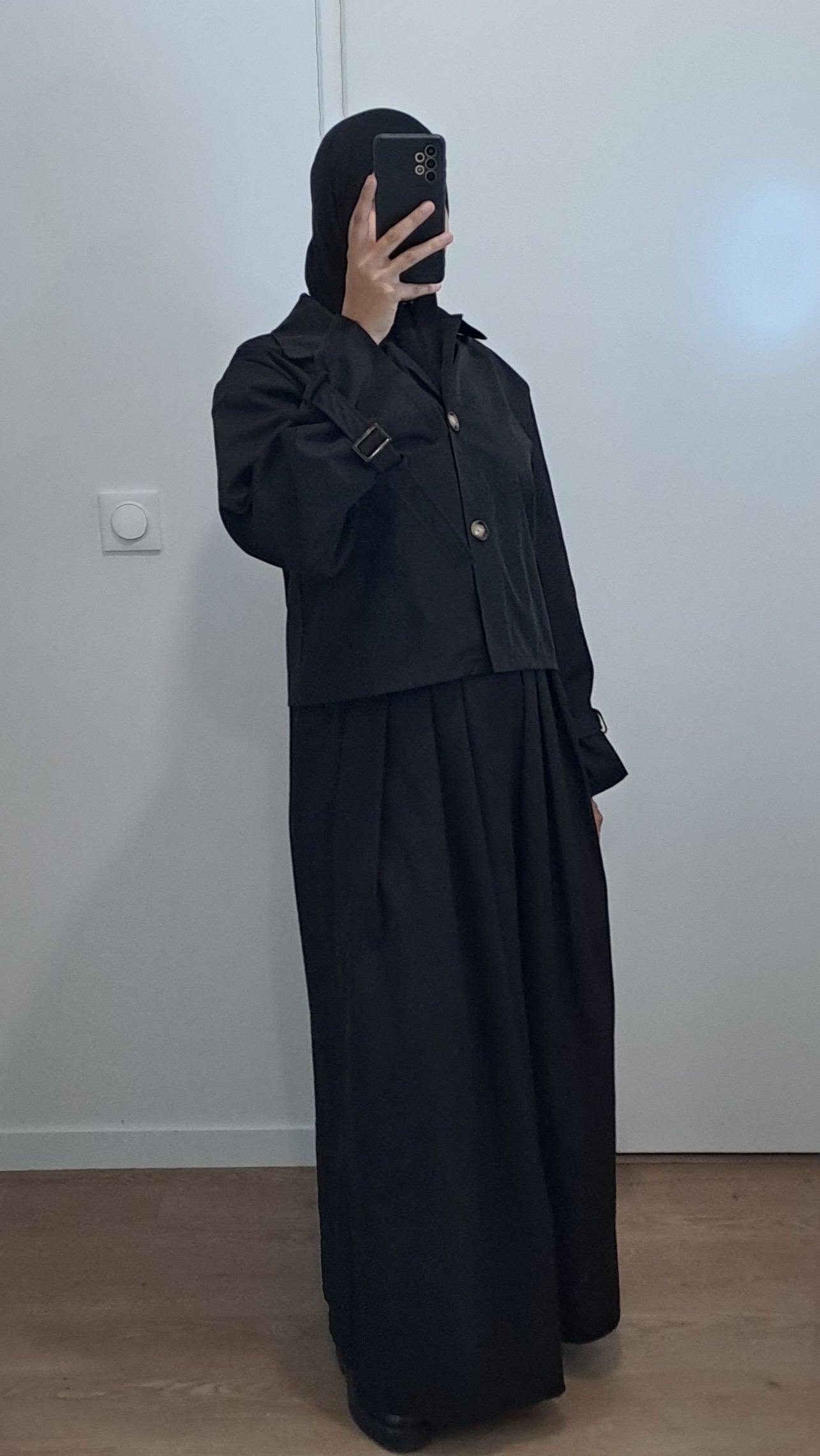Ensemble imper Noir