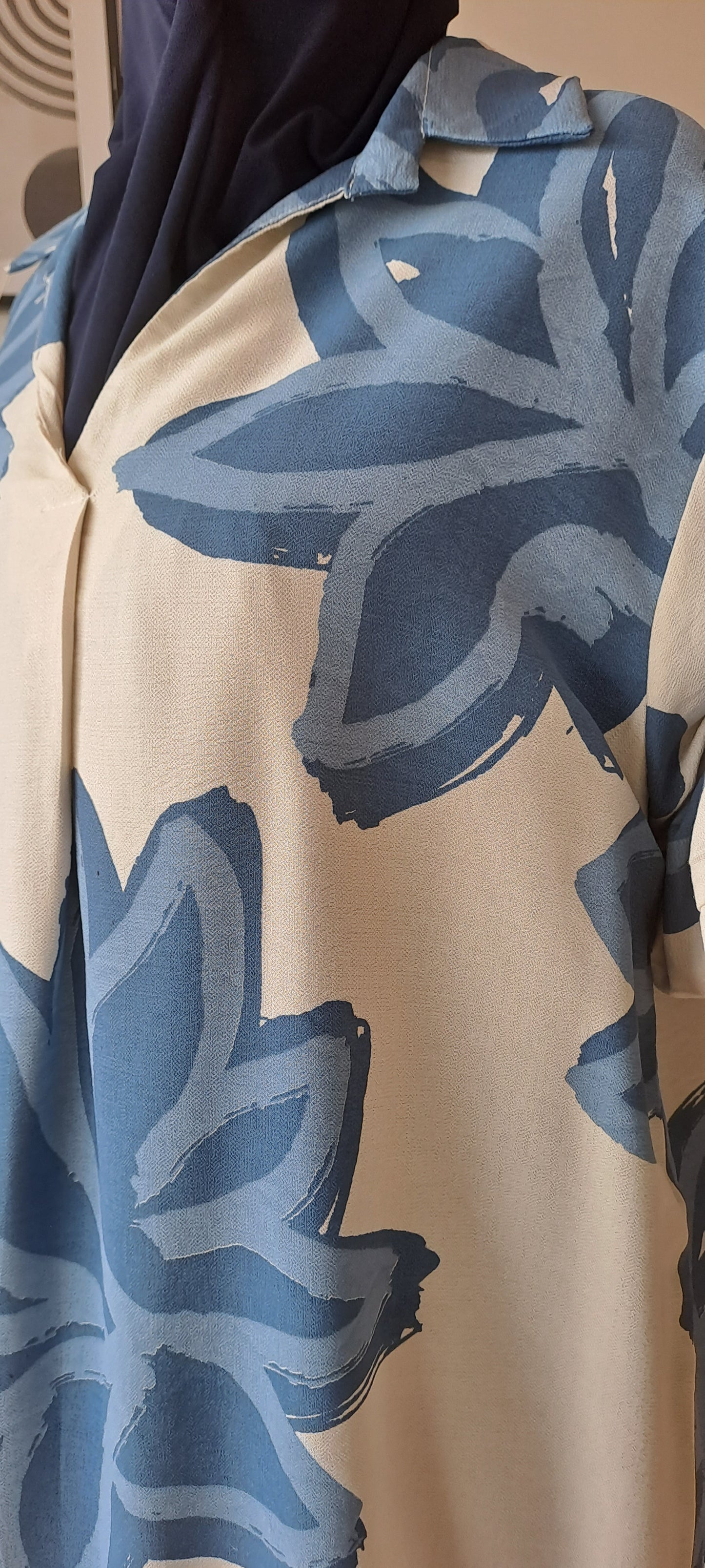 Robe à fleurs Bleue