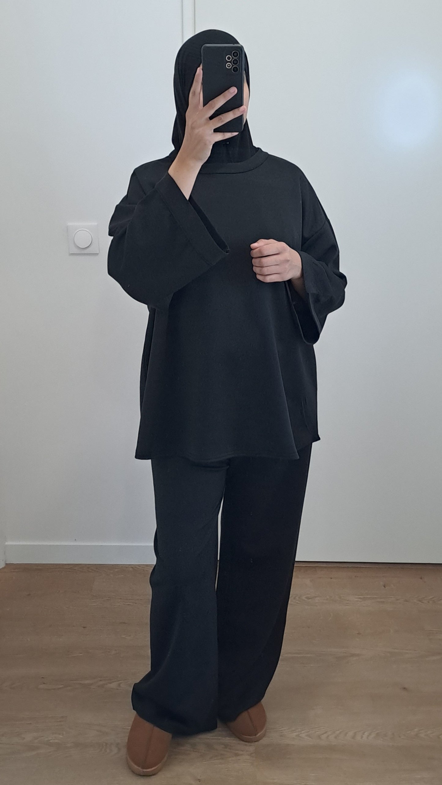 Ensemble molletonné Noir